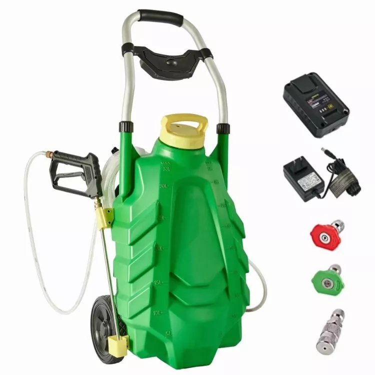 34L Trolley Sprayer with Self-Cleaning and Variable Speed