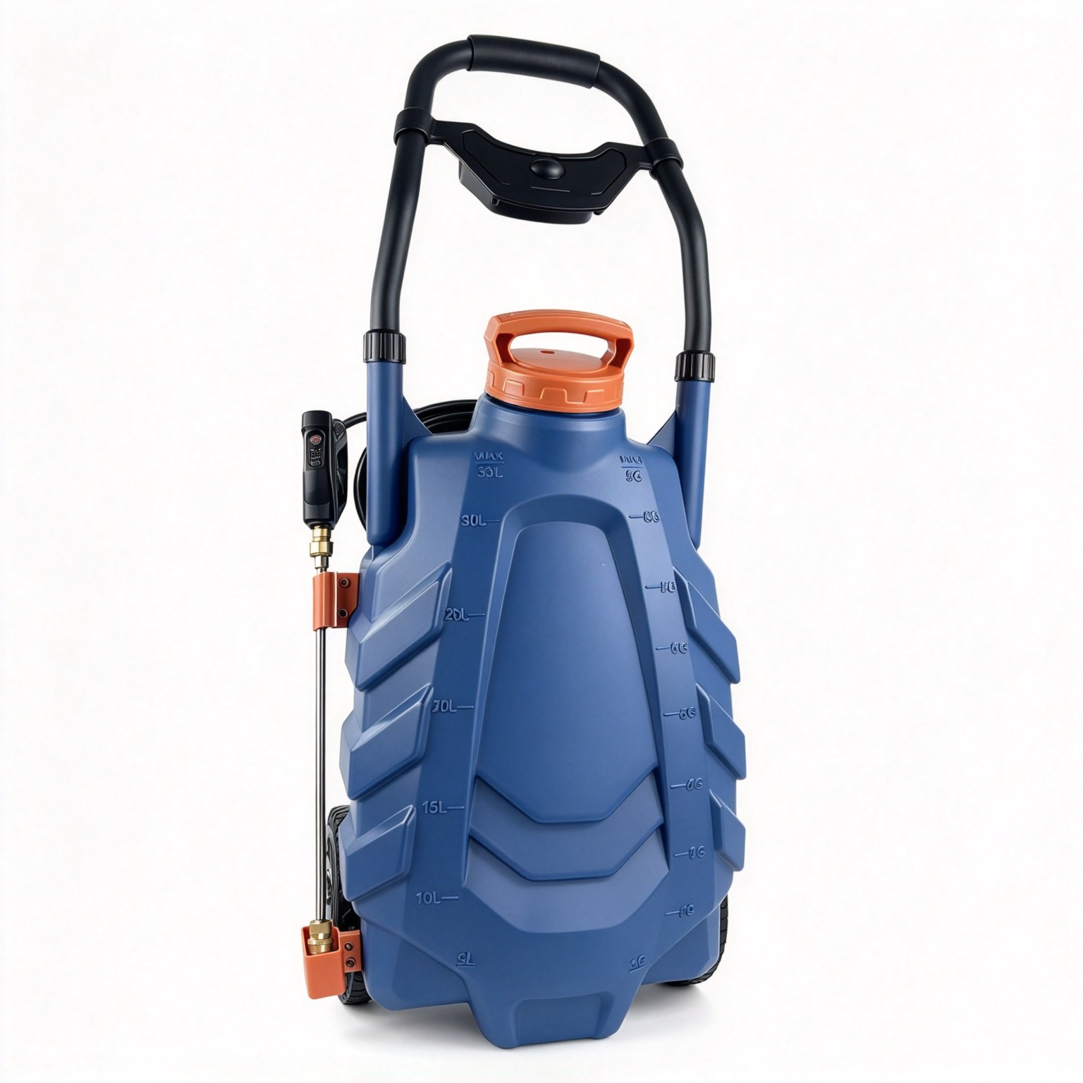 34L Wheeled Trolley Sprayer With Diaphragm Pump